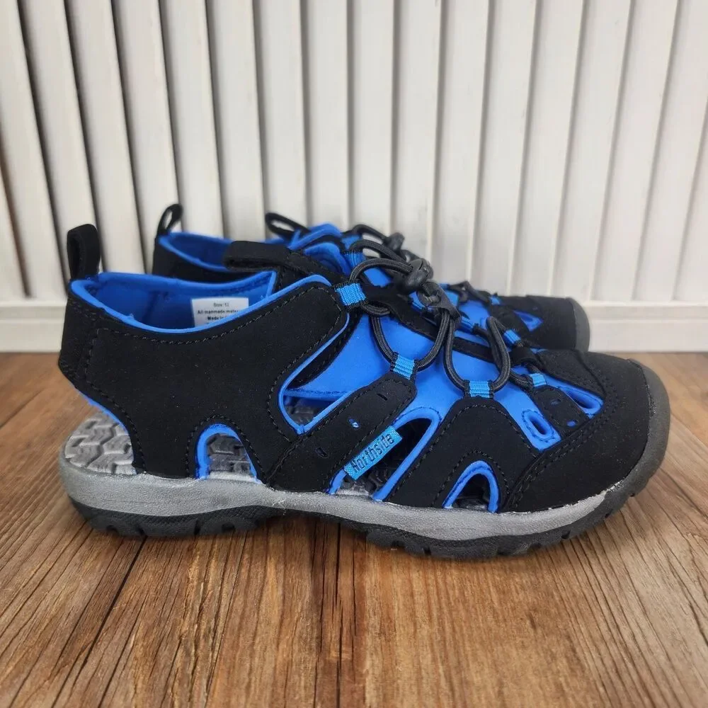 Northside Burke II Sport Sandal Toddler Sz 12 Black Royal Blue Hike Water Shoes